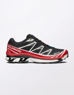 Salomon XT-6 Gore-Tex Black/Flame Scarlet/Vanilla Ice 40 2/3