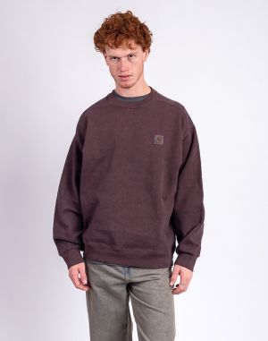 Carhartt WIP Vista Sweat Palisander garment dyed