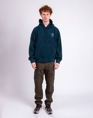 Carhartt WIP Hooded Helix Sweat Deep Lagoon/Silver Pine