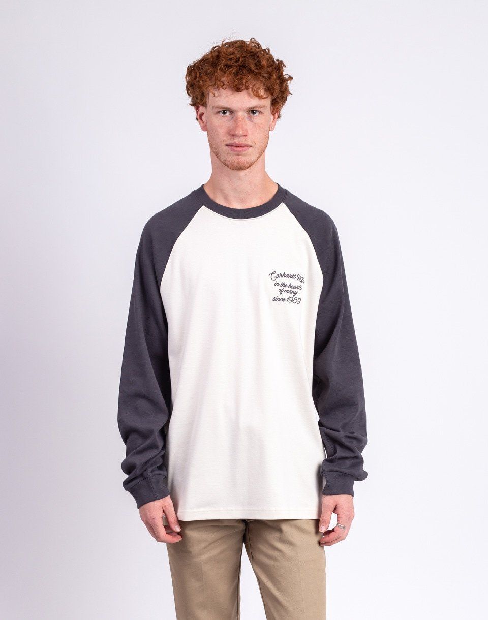 Carhartt WIP L/S Alston T-Shirt Wax/Graphite