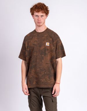 Carhartt WIP S/S Camo Combi T-Shirt Camo Combi, Green/Hamilt