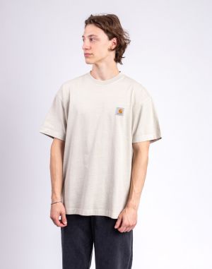 Carhartt WIP S/S Vista T-Shirt Fleur De Sel garment dyed