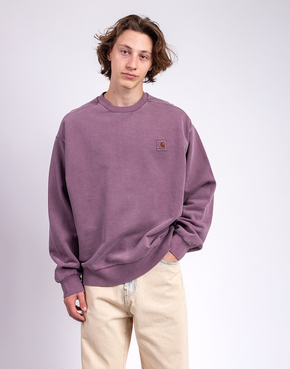 Carhartt WIP Vista Sweat Phlox garment dyed
