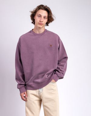 Carhartt WIP Vista Sweat Phlox garment dyed