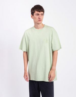 Carhartt WIP S/S Helix Redux T-Shirt Pale Olive garment dyed