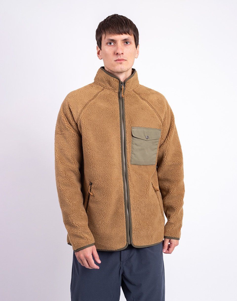 Fjällräven Vardag Pile Fleece M 232-625 Buckwheat Brown - Laure Green