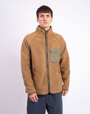 Fjällräven Vardag Pile Fleece M 232-625 Buckwheat Brown - Laure Green