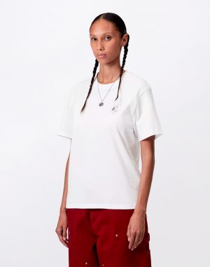 Carhartt WIP W' S/S Hearts Of Hartts T-S White