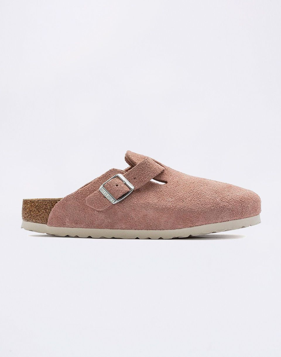 Birkenstock Boston BS Suede Leather Pink Clay