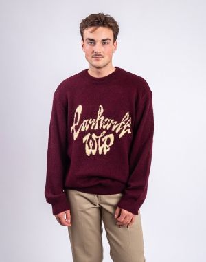 Carhartt WIP Chedda Sweater Rondo/Air Yellow