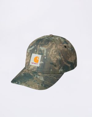 Carhartt WIP Holden Cap Camo Combi, Green/Black