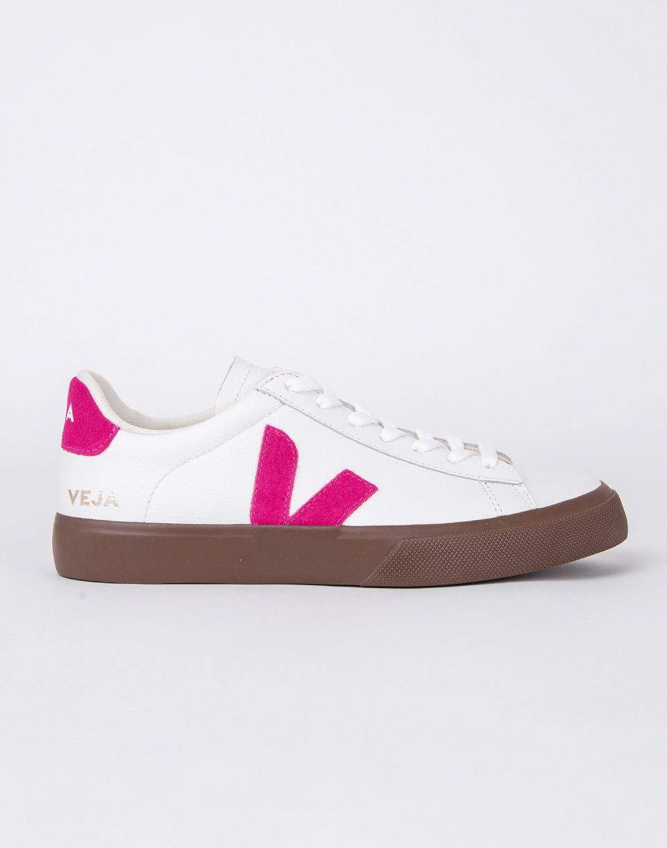 Veja Campo Leather WHITE_PINK_BARK
