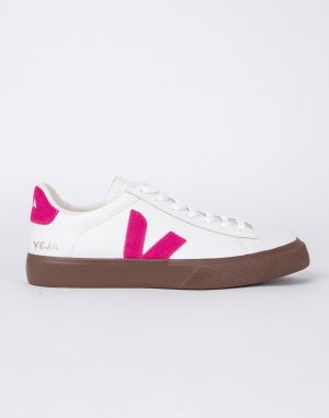 Veja Campo Leather WHITE_PINK_BARK