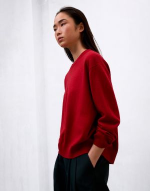 ECOALF Cosmos Knit Woman CRIMSON RED