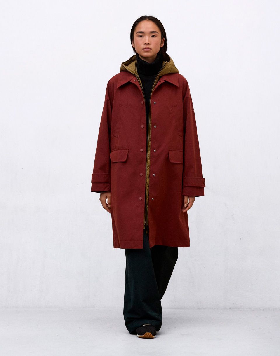 ECOALF Hyden Coat Woman RED VELVET