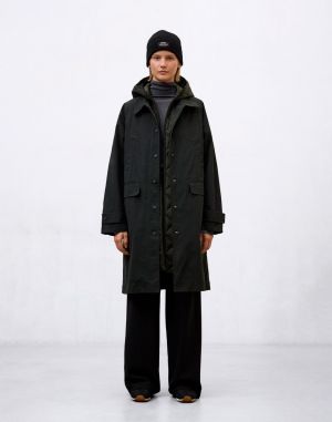 ECOALF Hyden Coat Woman DARK BEETLE