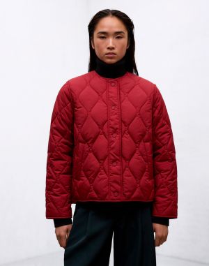 ECOALF Musa Onion Jacket Woman CRIMSON RED