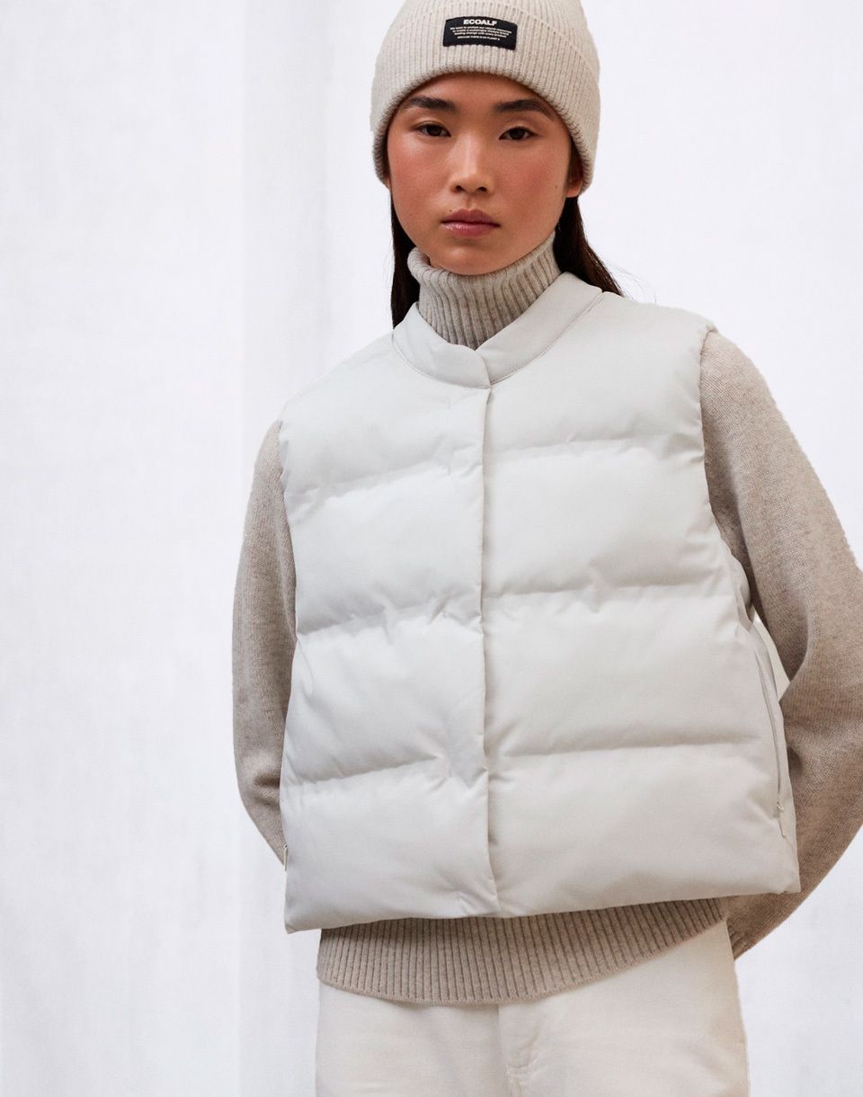 ECOALF Pounce Vest Woman BONE
