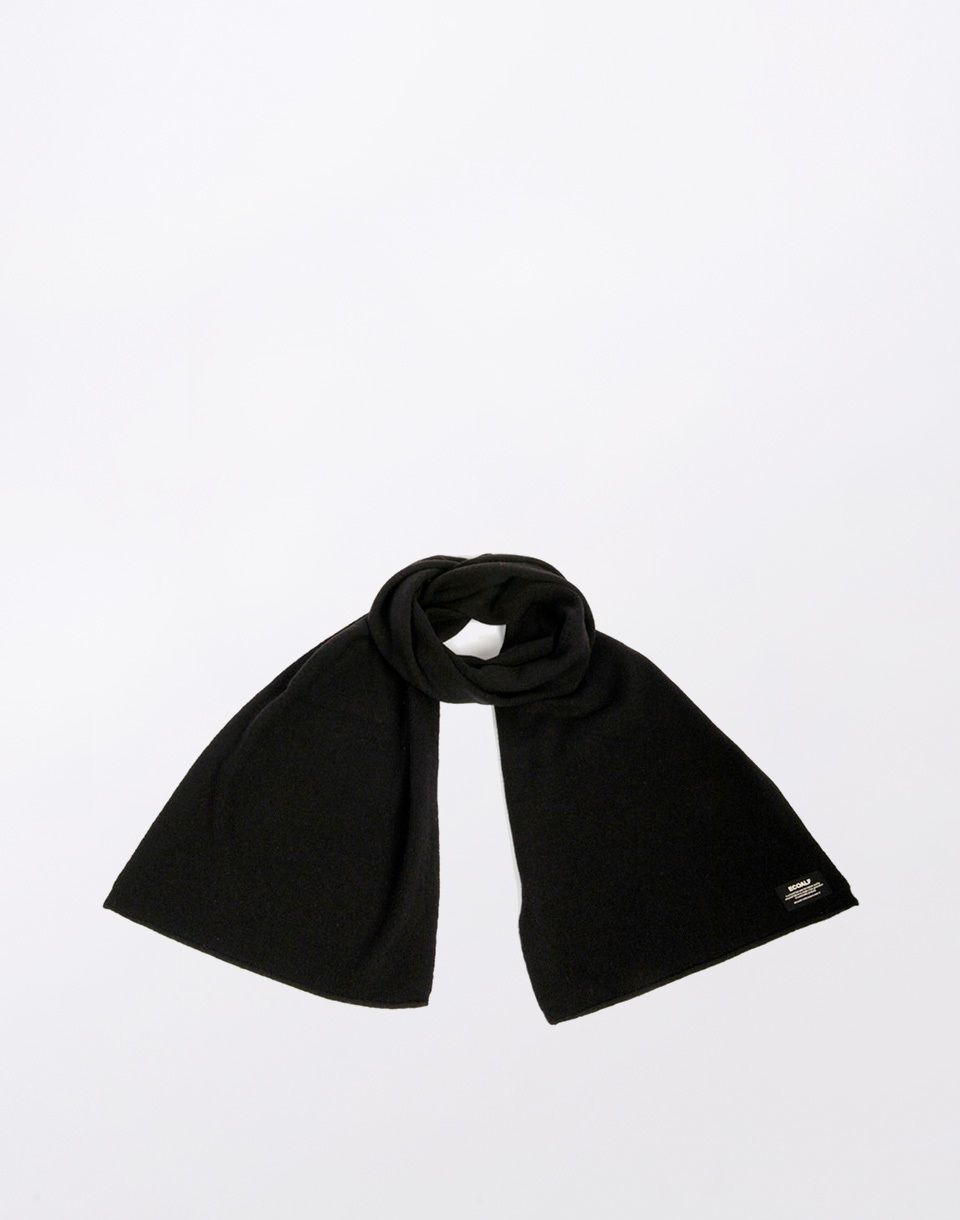 ECOALF Wool Scarf BLACK