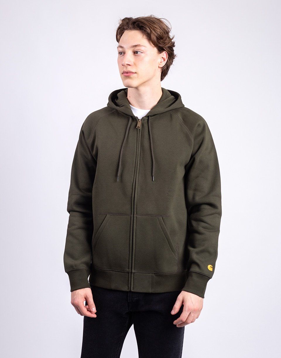 Carhartt WIP Hooded Chase Jacket Olive/Gold