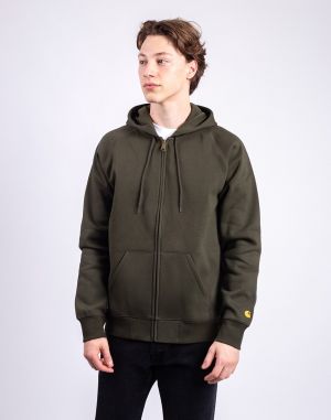 Carhartt WIP Hooded Chase Jacket Olive/Gold