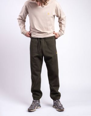 Carhartt WIP Chase Sweat Pant Olive/Gold