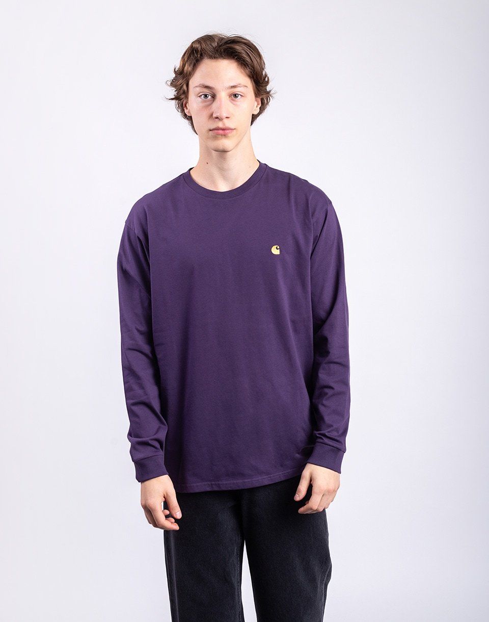 Carhartt WIP L/S Chase T-Shirt Lokers/Gold