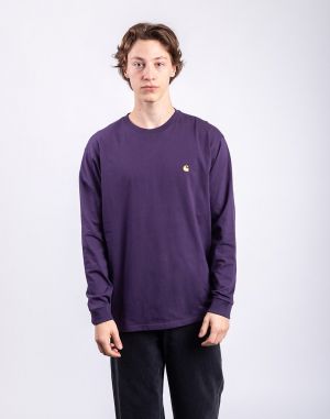 Carhartt WIP L/S Chase T-Shirt Lokers/Gold