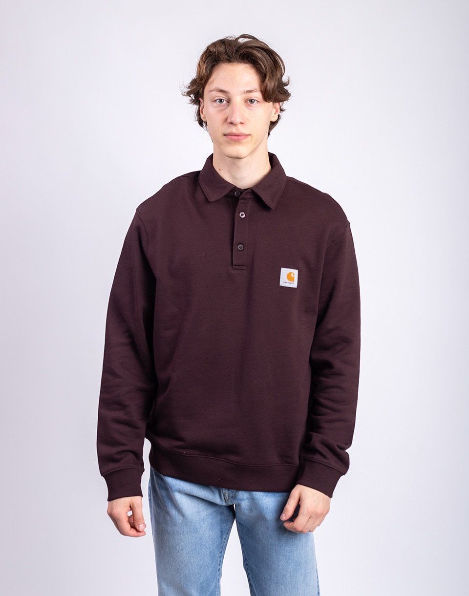 Carhartt WIP Polo Sweat Palisander