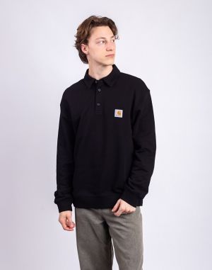 Carhartt WIP Polo Sweat Black