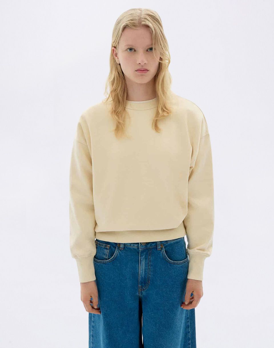 Thinking MU Bird Jodie Sweatshirt WHITE