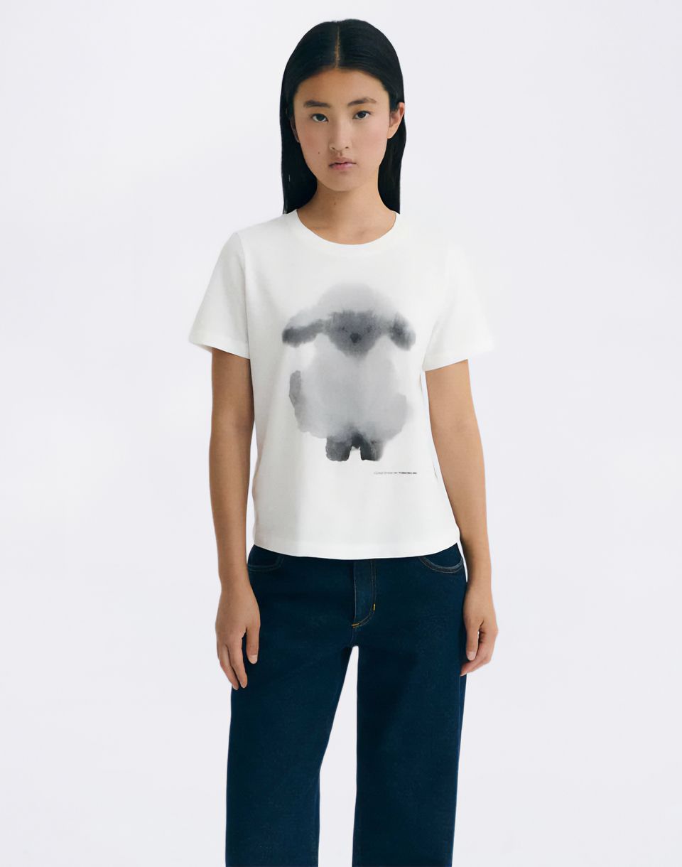 Thinking MU Cloud Sheep Ida Tee WHITE