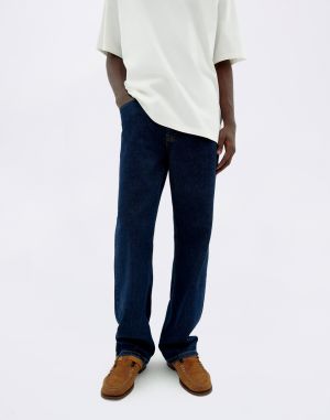 Thinking MU Dark Clean Denim David Pants DENIM