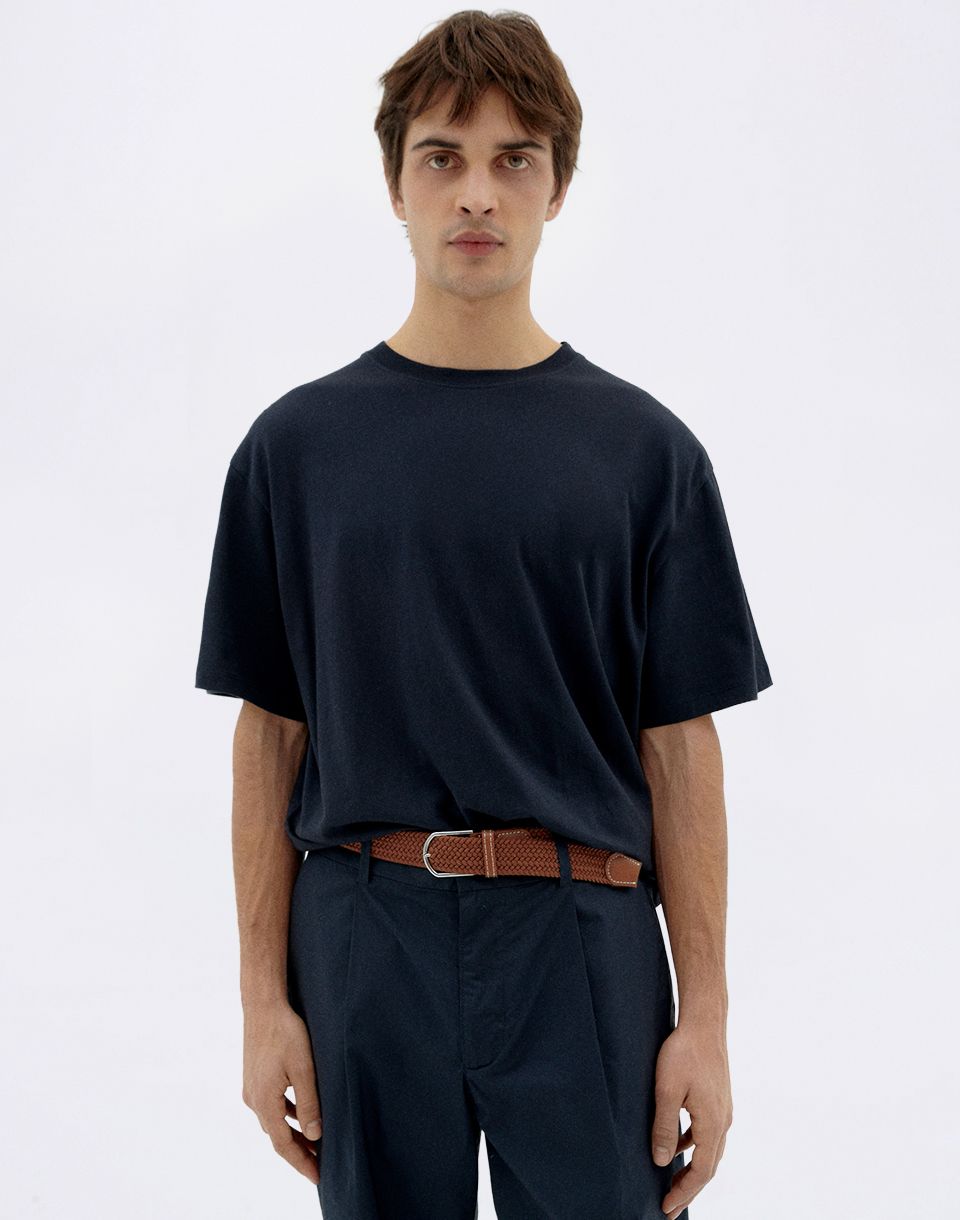 Thinking MU Dark Navy Aaron Tee DARK NAVY