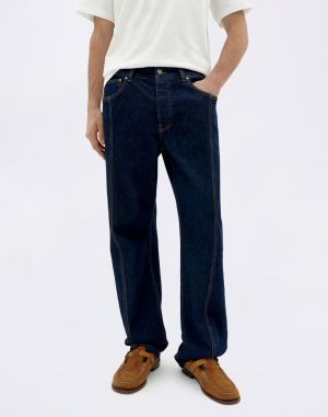 Thinking MU Denim Medium Wash Rainn Pants DENIM