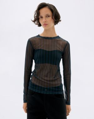 Thinking MU Esqué Blue Tere Top BLUE