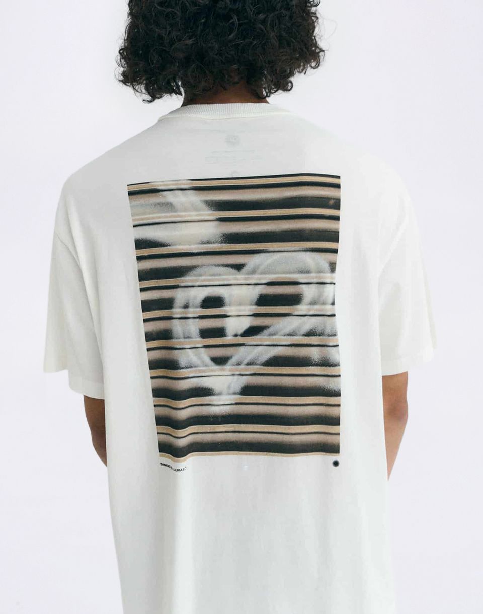 Thinking MU Grafitti Aaron R Tee WHITE