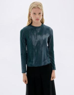 Thinking MU Ombre Blue Brisa Top MULTICOLOR