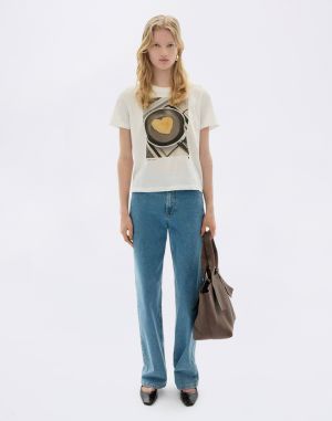 Thinking MU Pancake Ida Tee WHITE