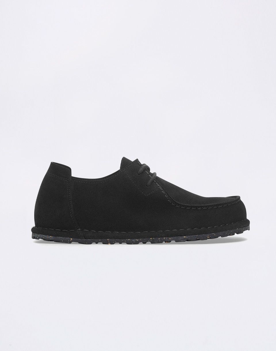 Birkenstock Utti Lace Suede Leather Black