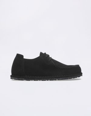 Birkenstock Utti Lace Suede Leather Black