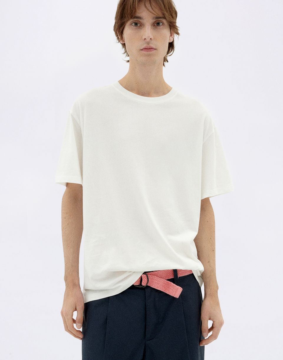 Thinking MU White Aaron Tee WHITE