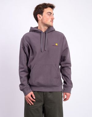 Carhartt WIP Hooded American Script Sweat Porphyry