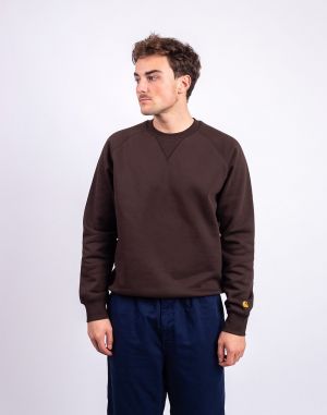 Carhartt WIP Chase Sweat Tobacco/Gold