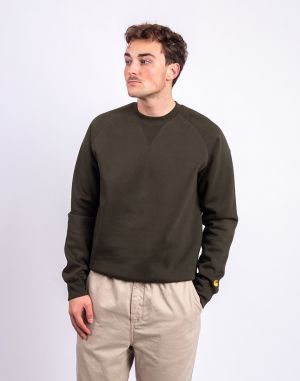 Carhartt WIP Chase Sweat Olive/Gold