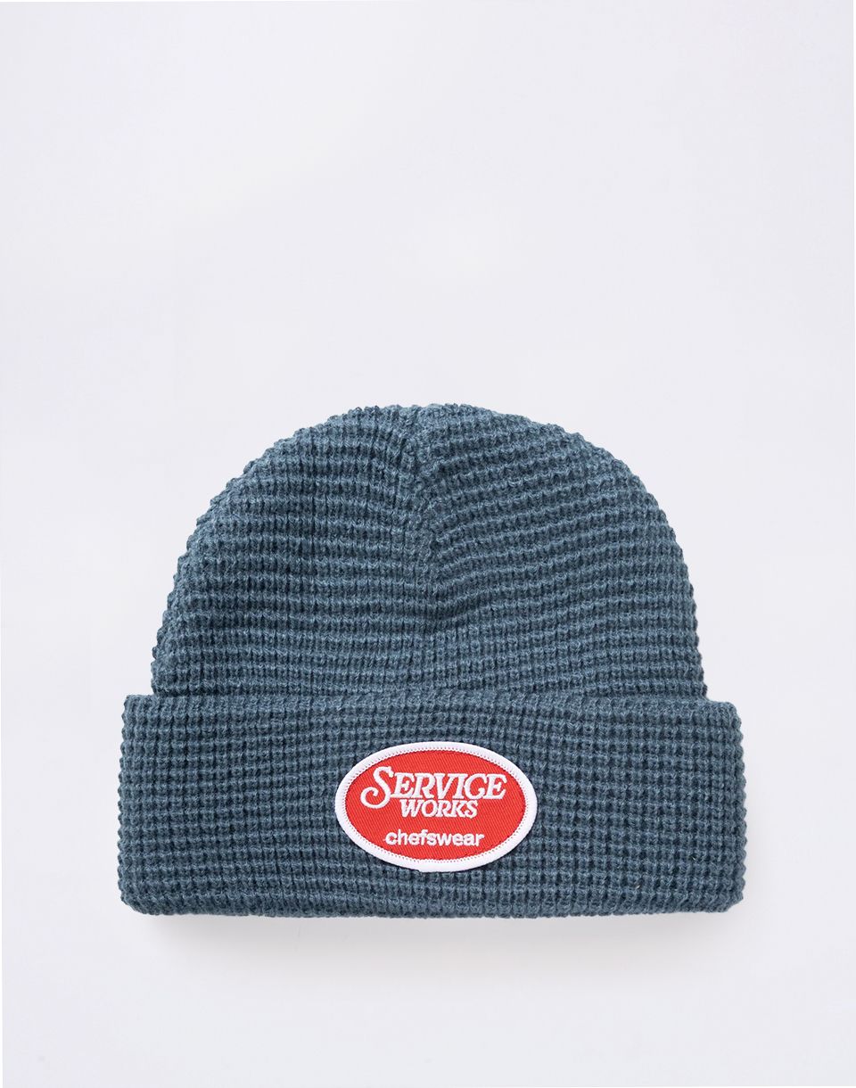 Service Works Waffle Patch Beanie TEAL
