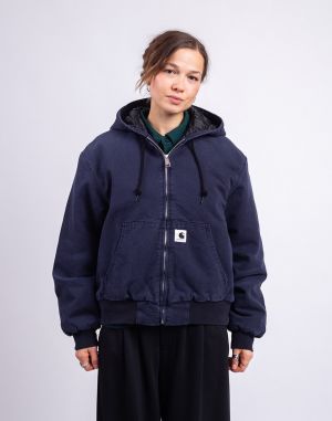 Carhartt WIP W' OG Active Jacket Dark Navy stone canvas