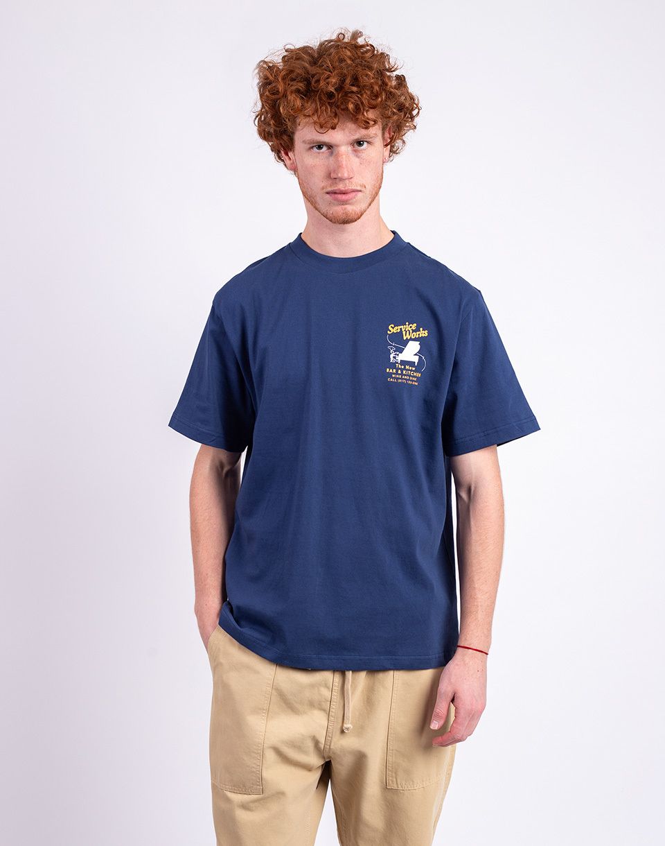 Service Works Bar & Kitchen Tee NAVY