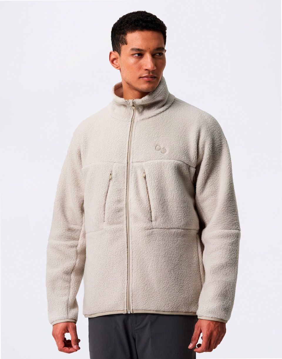 pinqponq Fleece Jacket Cliff Beige