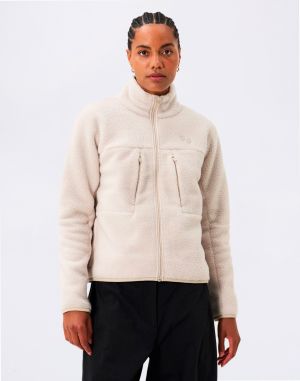 pinqponq Fleece Jacket Women Cliff Beige